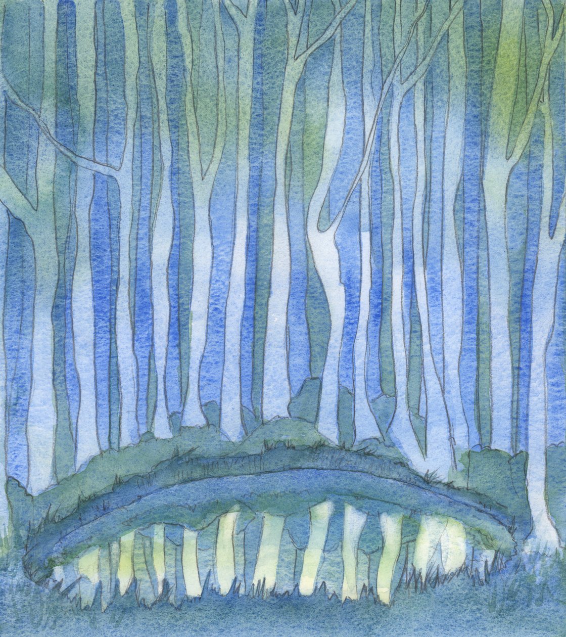 Tout comme une personne dans un bois ne peut voir les profondeurs d