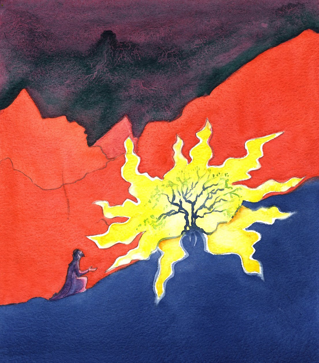 Moïse et le buisson ardent - Elizabeth Wang