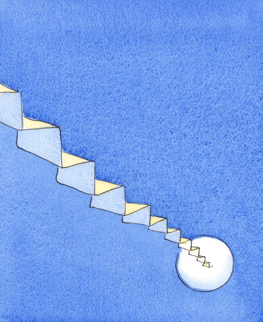 Nous imitons le Christ, qui a douloureusement gravi un escalier vers Pilate, en montant un escalier sacré de la terre au Ciel, essayant par la grâce de Dieu de rester confiants et fidèles jusqu