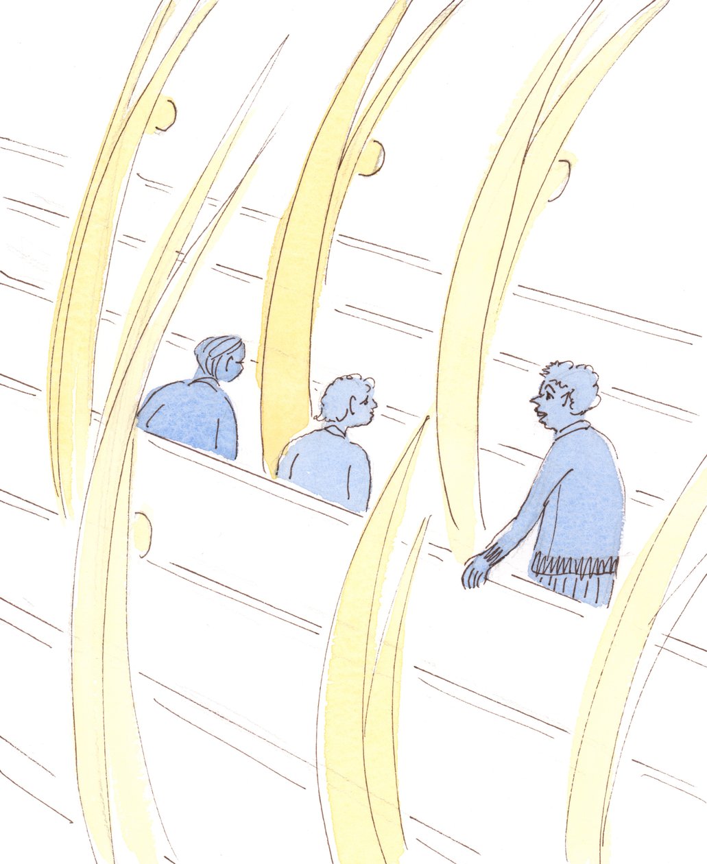 Quand les gens bavardent inutilement à l