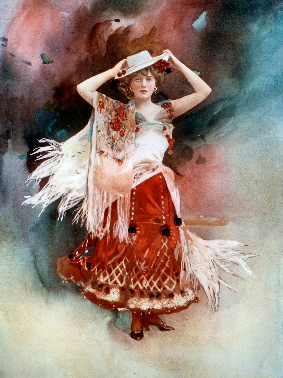 Evie Greene dans Kitty Grey, c1902 - Ellis and Walery