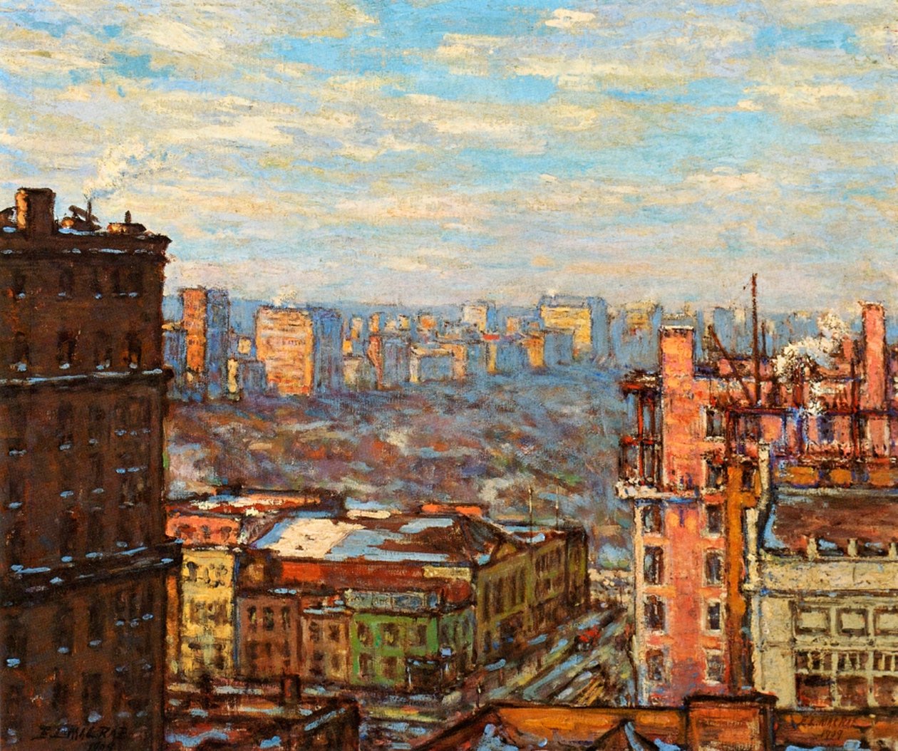 Central Park depuis Carnegie Hall - Elmer Livingston MacRae