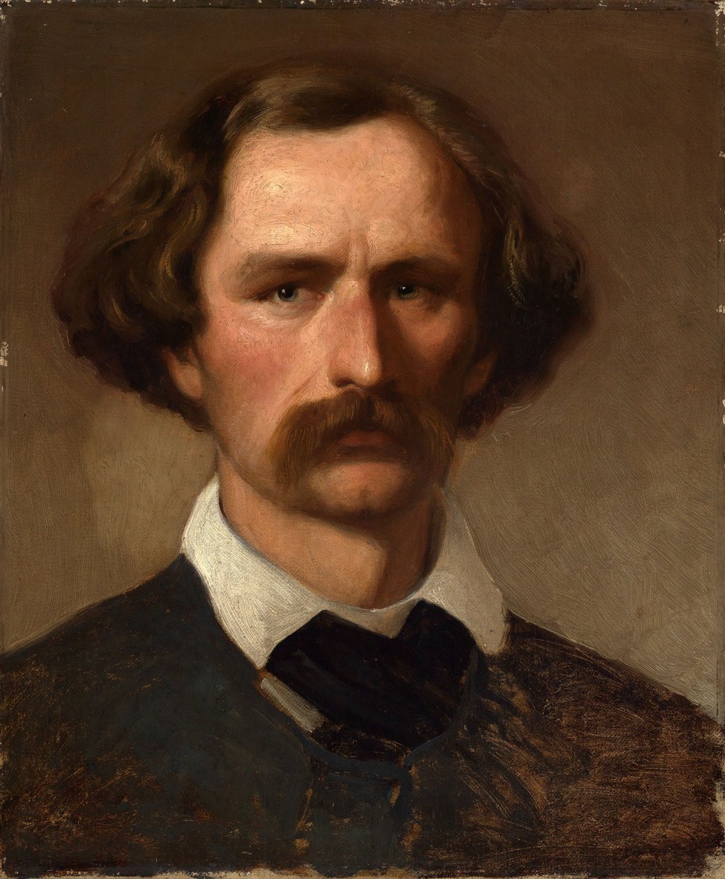 Portrait du peintre Carl Friedrich Lessing - Emanuel Gottlieb Leutze