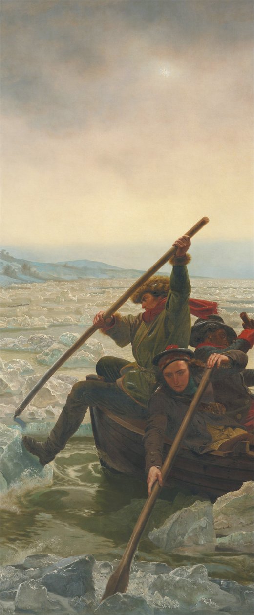 Washington traversant le fleuve Delaware - Emanuel Gottlieb Leutze