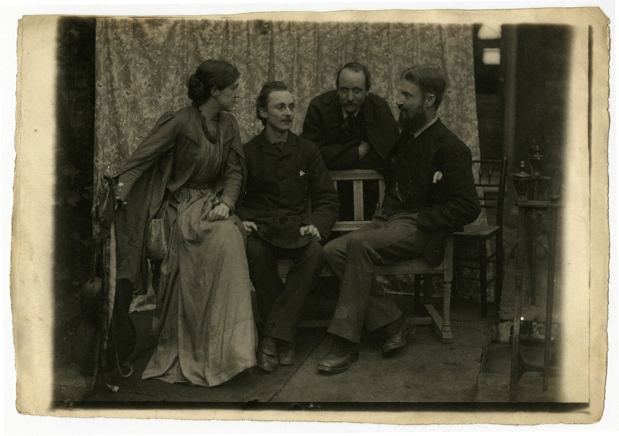 May Morris, H. H. Sparling, Emery Walker et George Bernard Shaw - Emery and Boutall Walter Walker