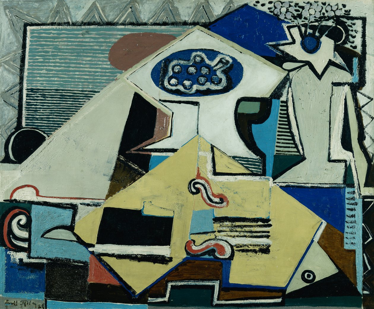 Nature morte au violoncelle - Emil Filla