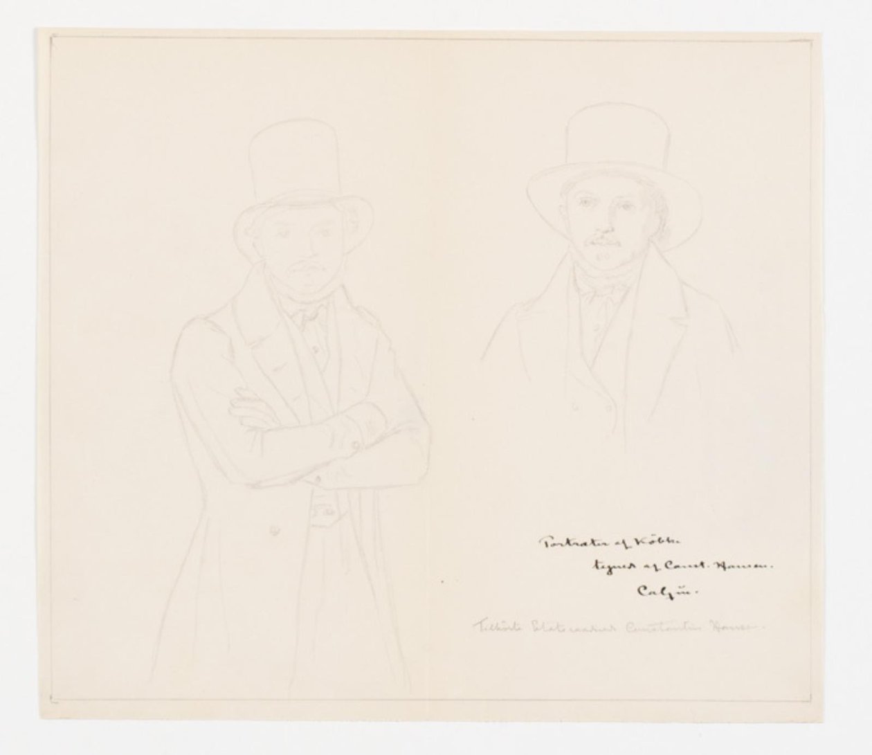 Portraits de Købke - Emil Hannover