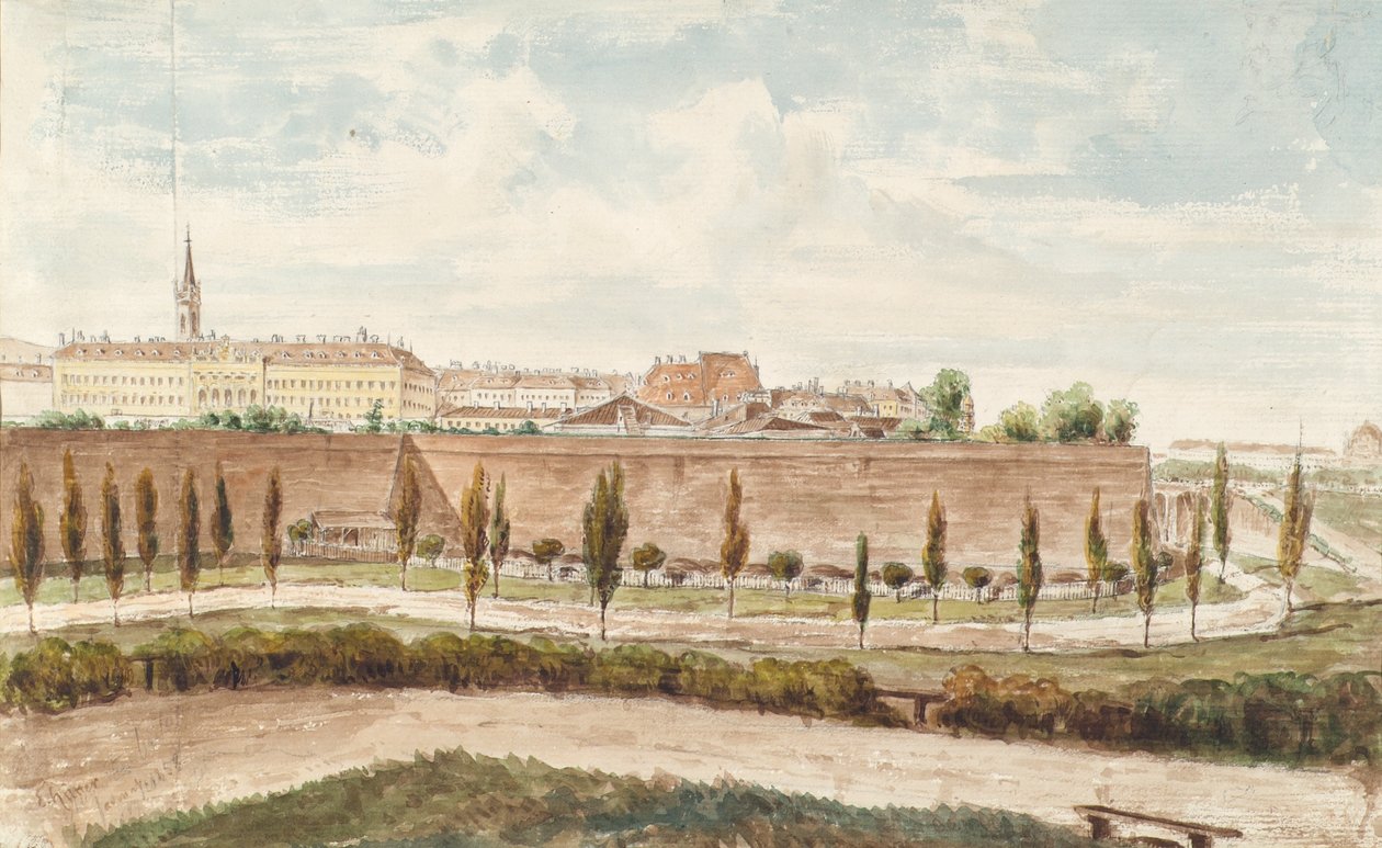 La bastion des Augustins à Vienne - Emil Hütter