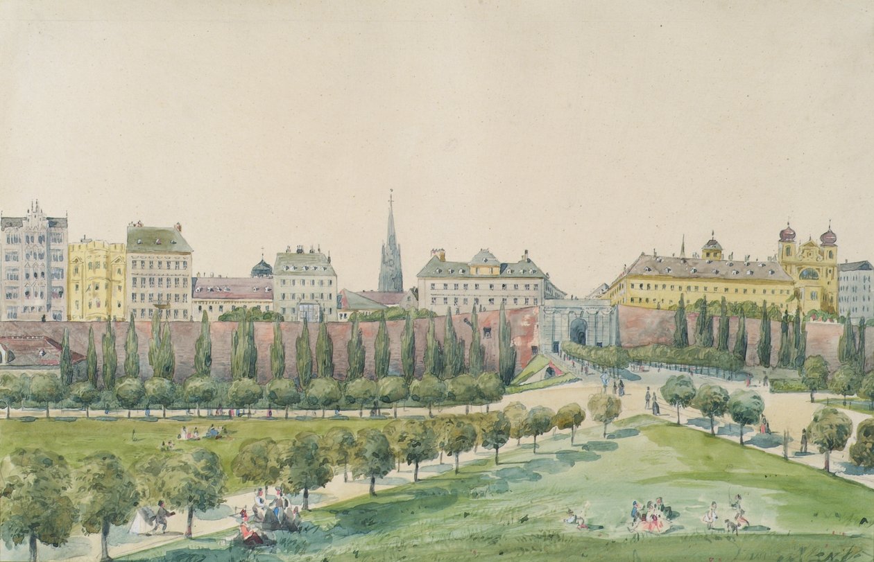 La Stubenbastei et le Stubentor à Vienne - Emil Hütter