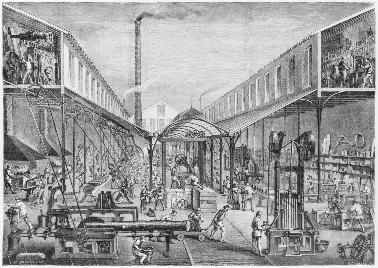Grandes industries, ateliers de construction, scierie et machines-outils chez la société Arbey - Emile Bourdelin