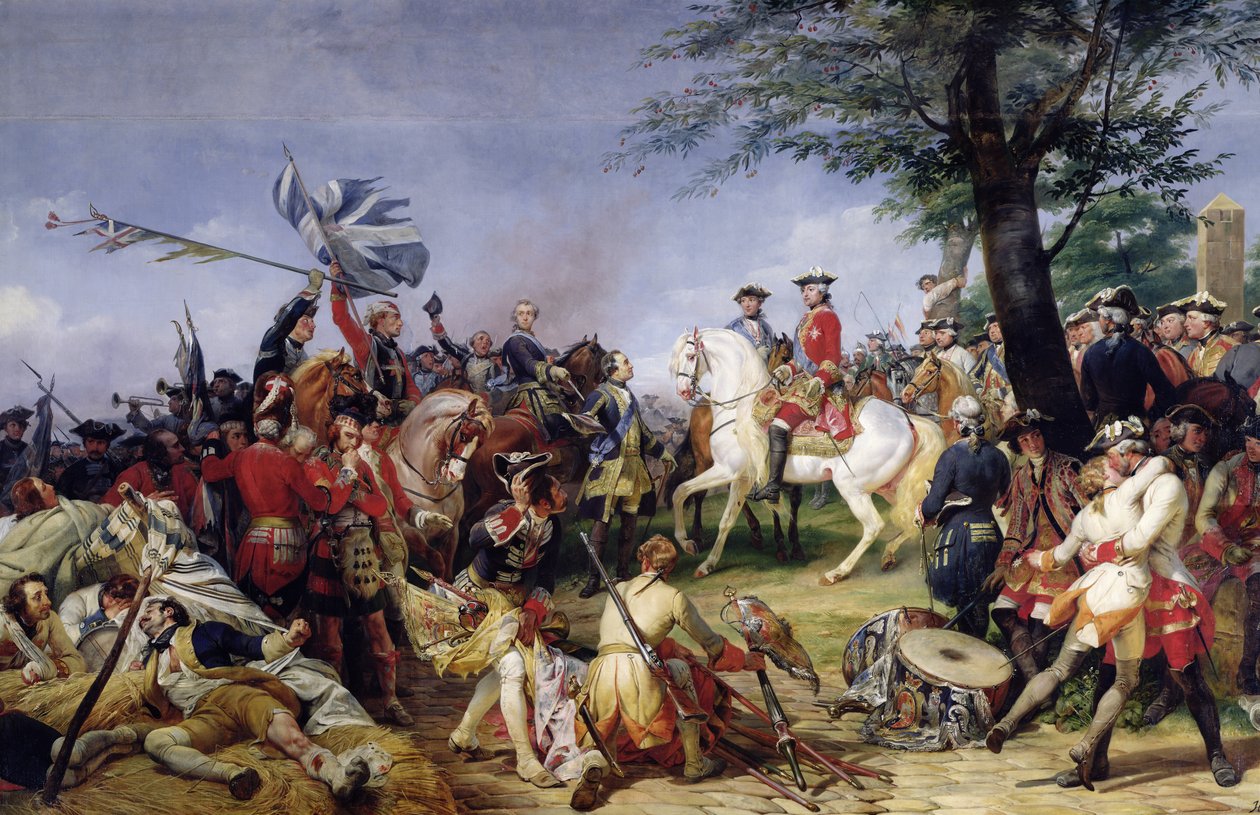La Bataille de Fontenoy, 11 mai 1745 - Emile Jean Horace Vernet
