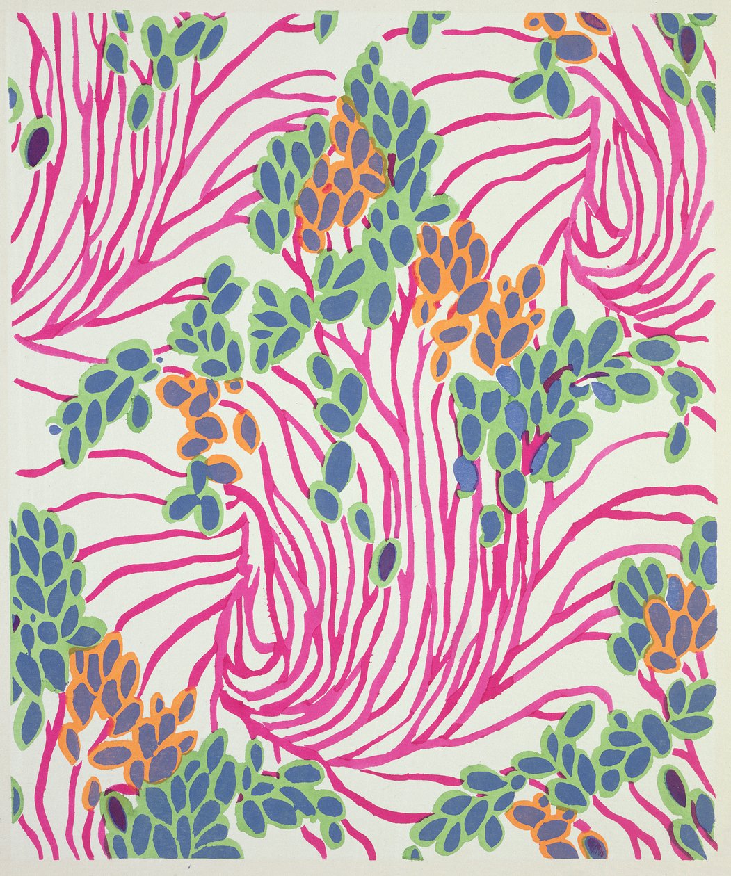 Motif de design floral de 