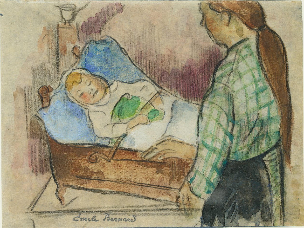 Heure du coucher - Emile Bernard