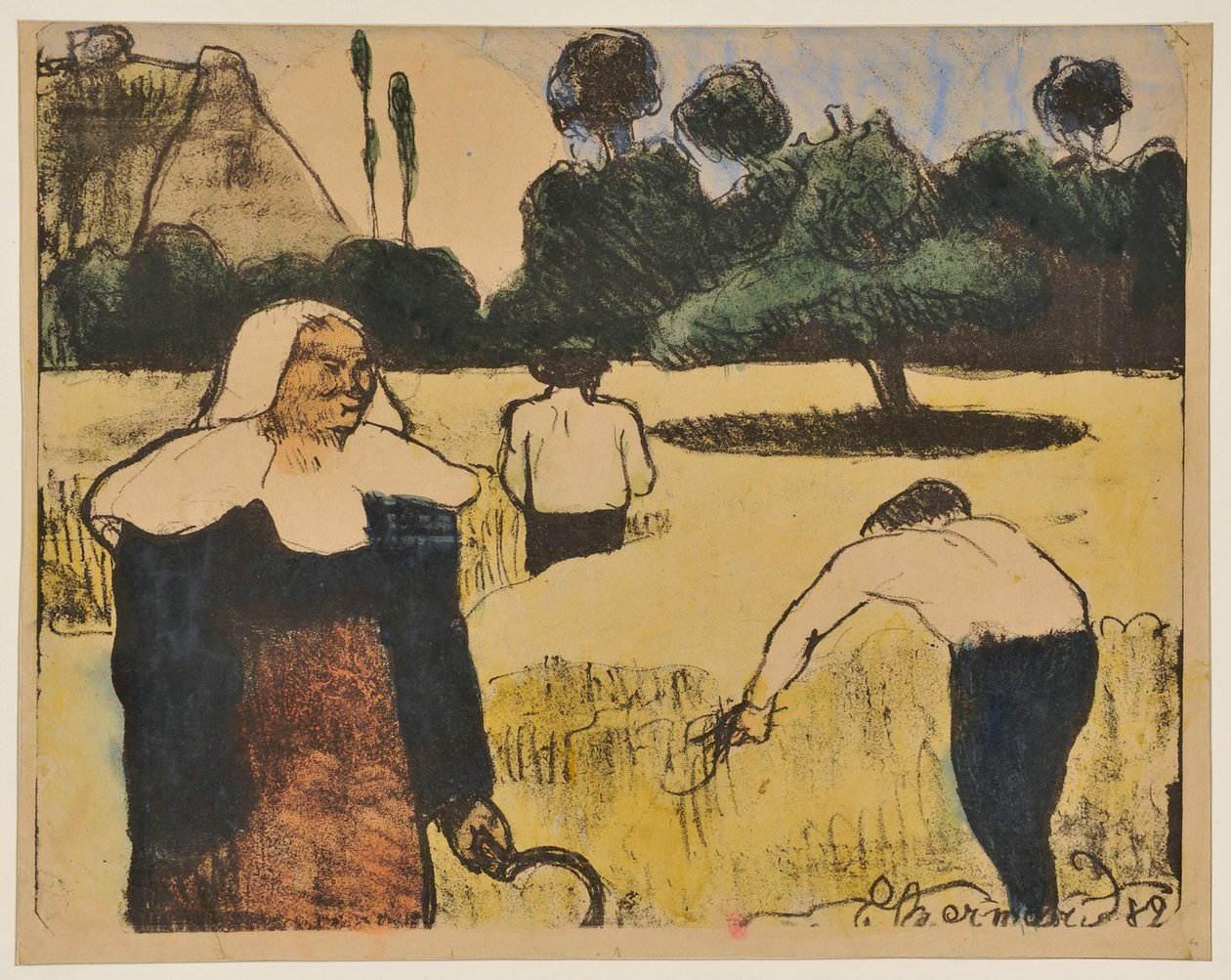 Le moissonneur - Emile Bernard