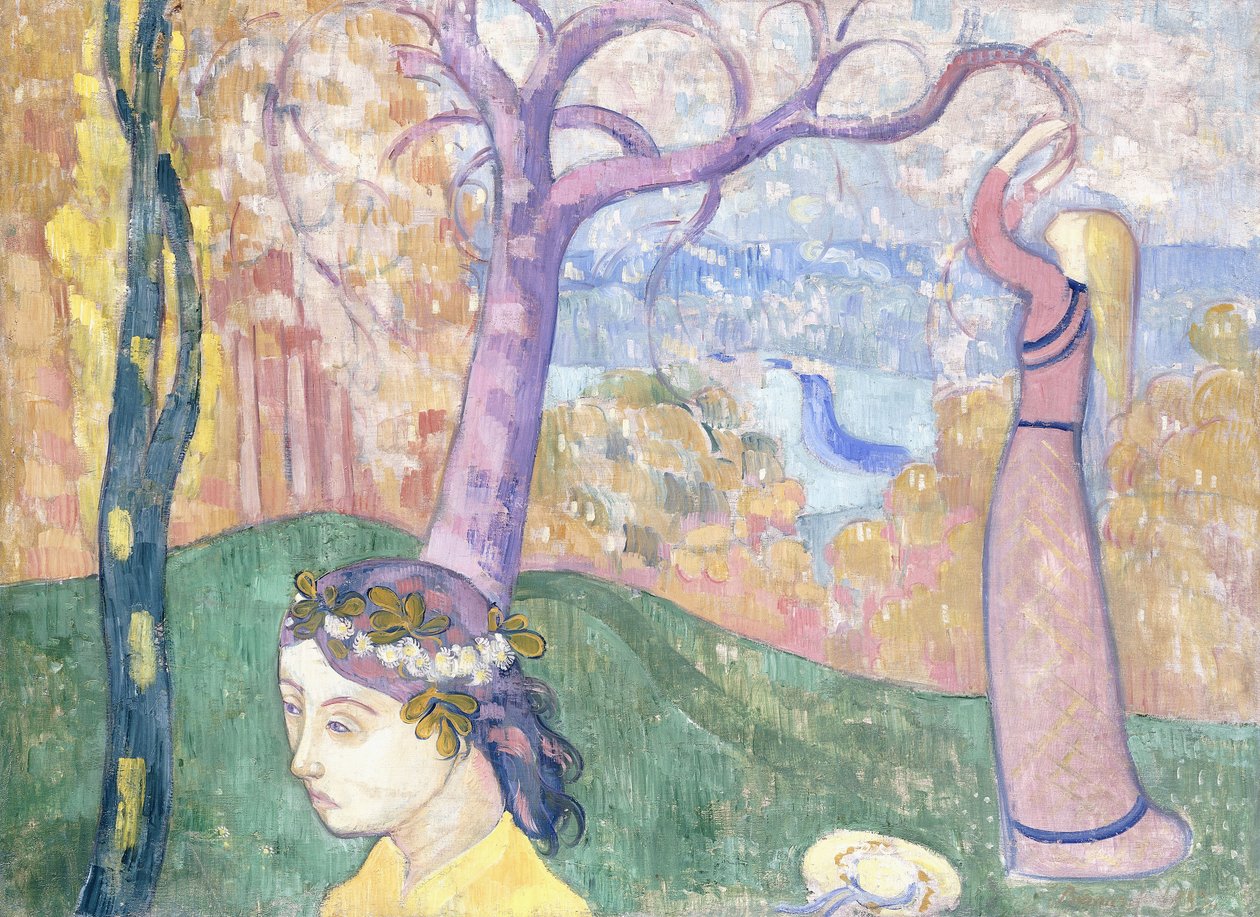 Madeleine dans le bois de l