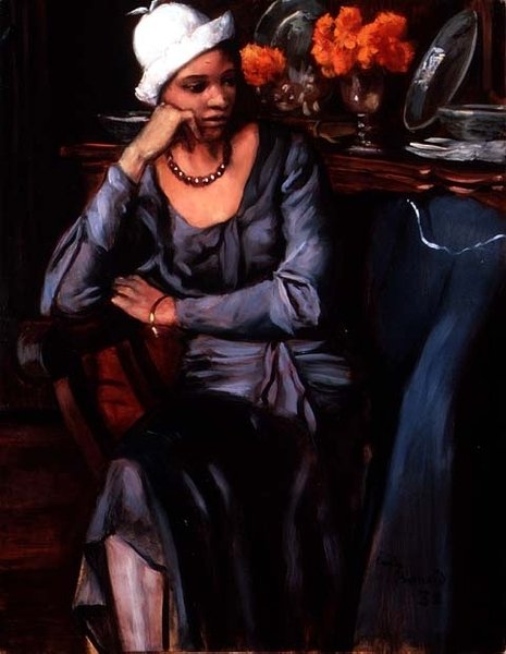 Négresse avec un Chapeau Cloche - Emile Bernard