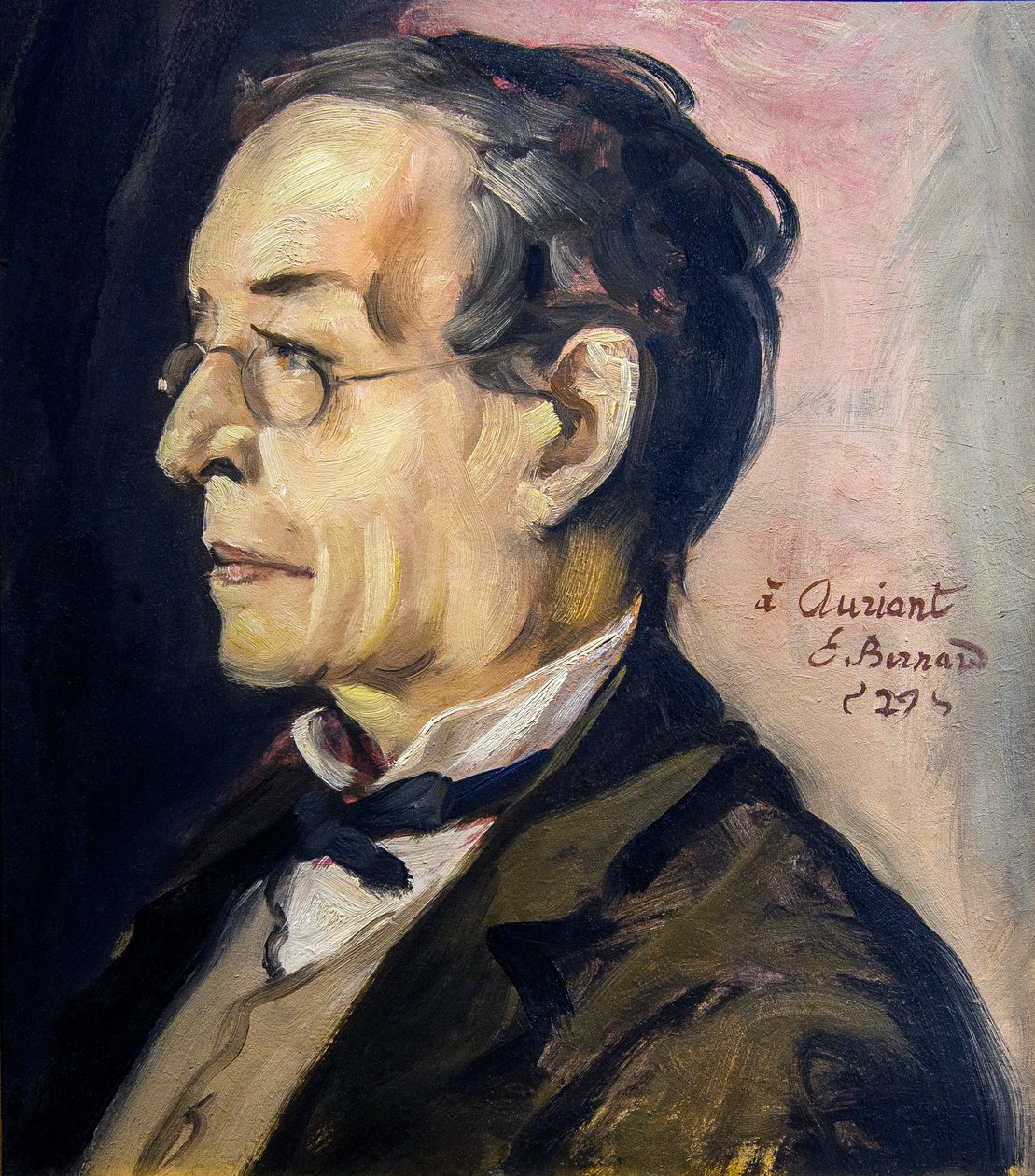Portrait de Paul Léautaud (1872-1956) écrivain et chroniqueur. Peinture par Émile BERNARD (1868-1941) - Musée Calvet, Avignon - Emile Bernard