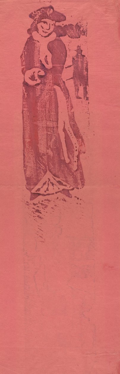 La Dame au Manchon - Emile Bernard