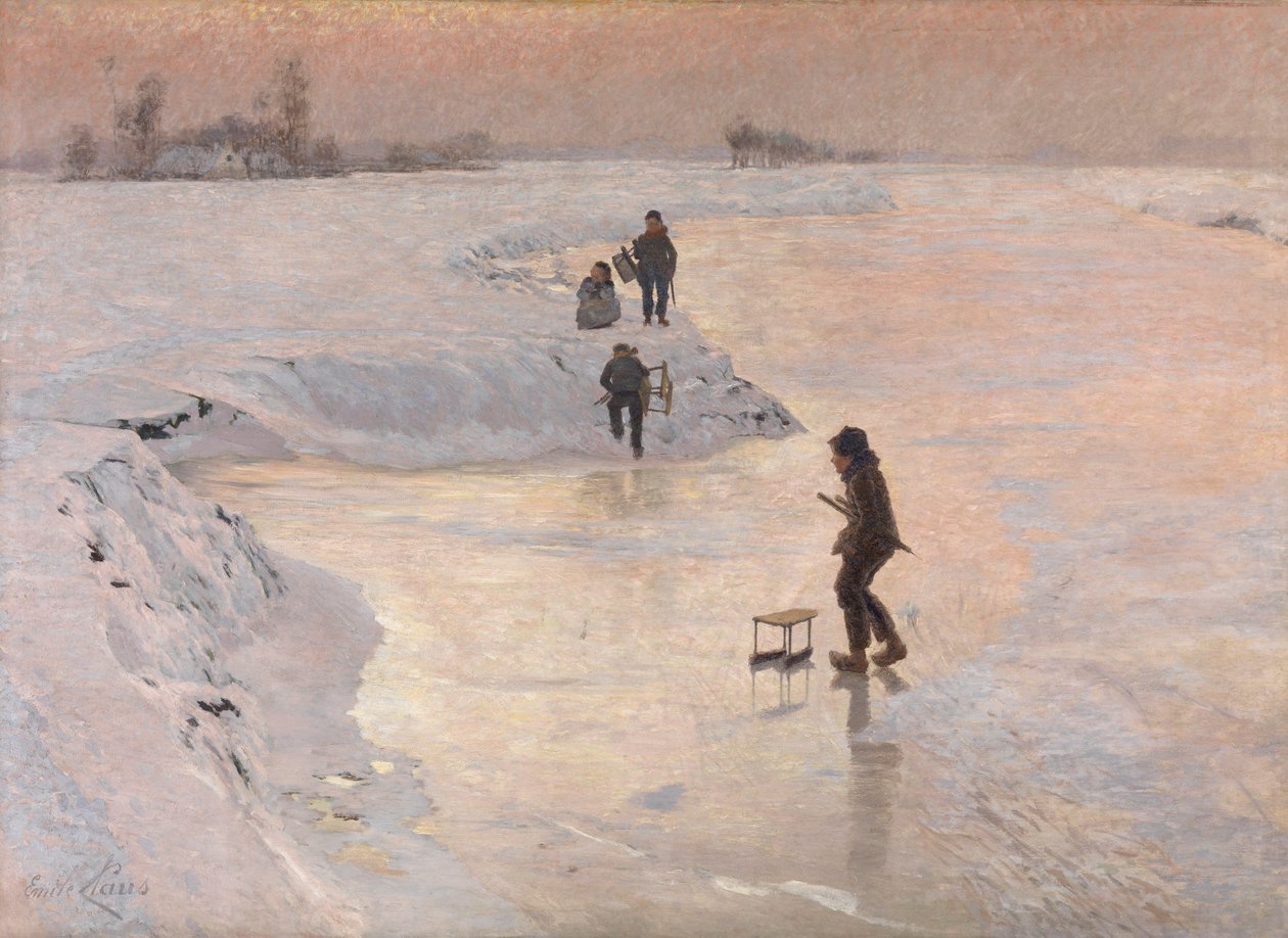 Les martins-pêcheurs - Emile Claus