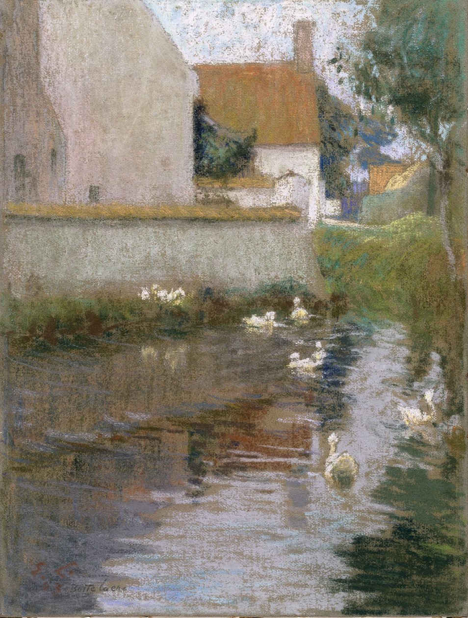 Vue à Bottelare - Emile Claus