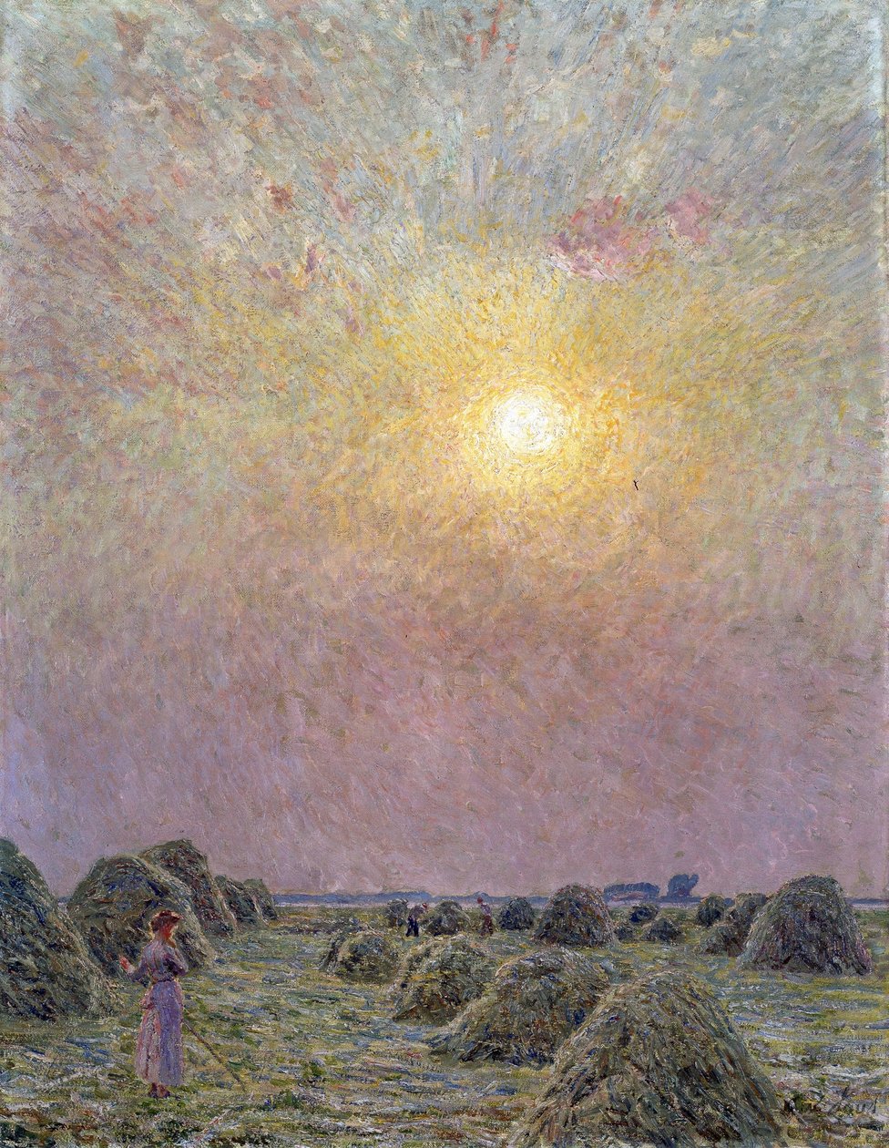 Soleil couchant - Emile Claus