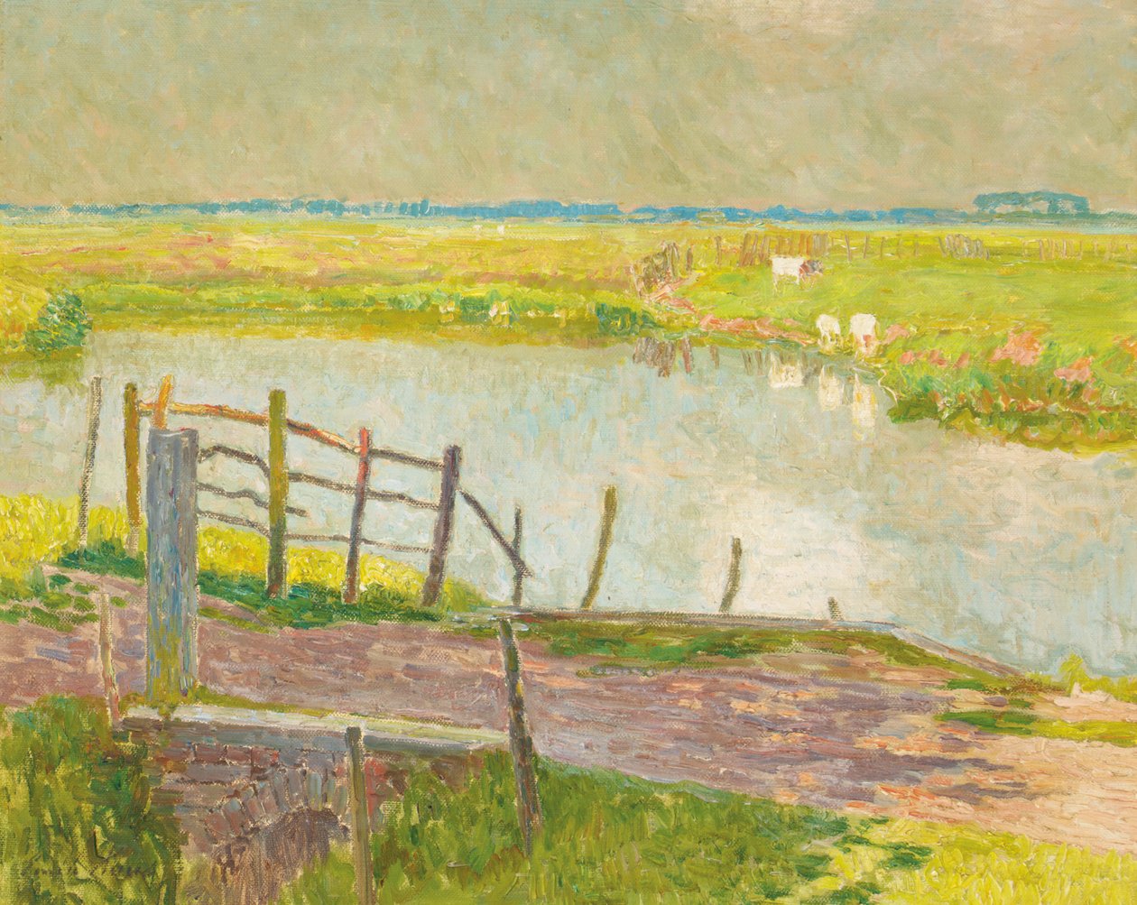 La Clôture - Emile Claus