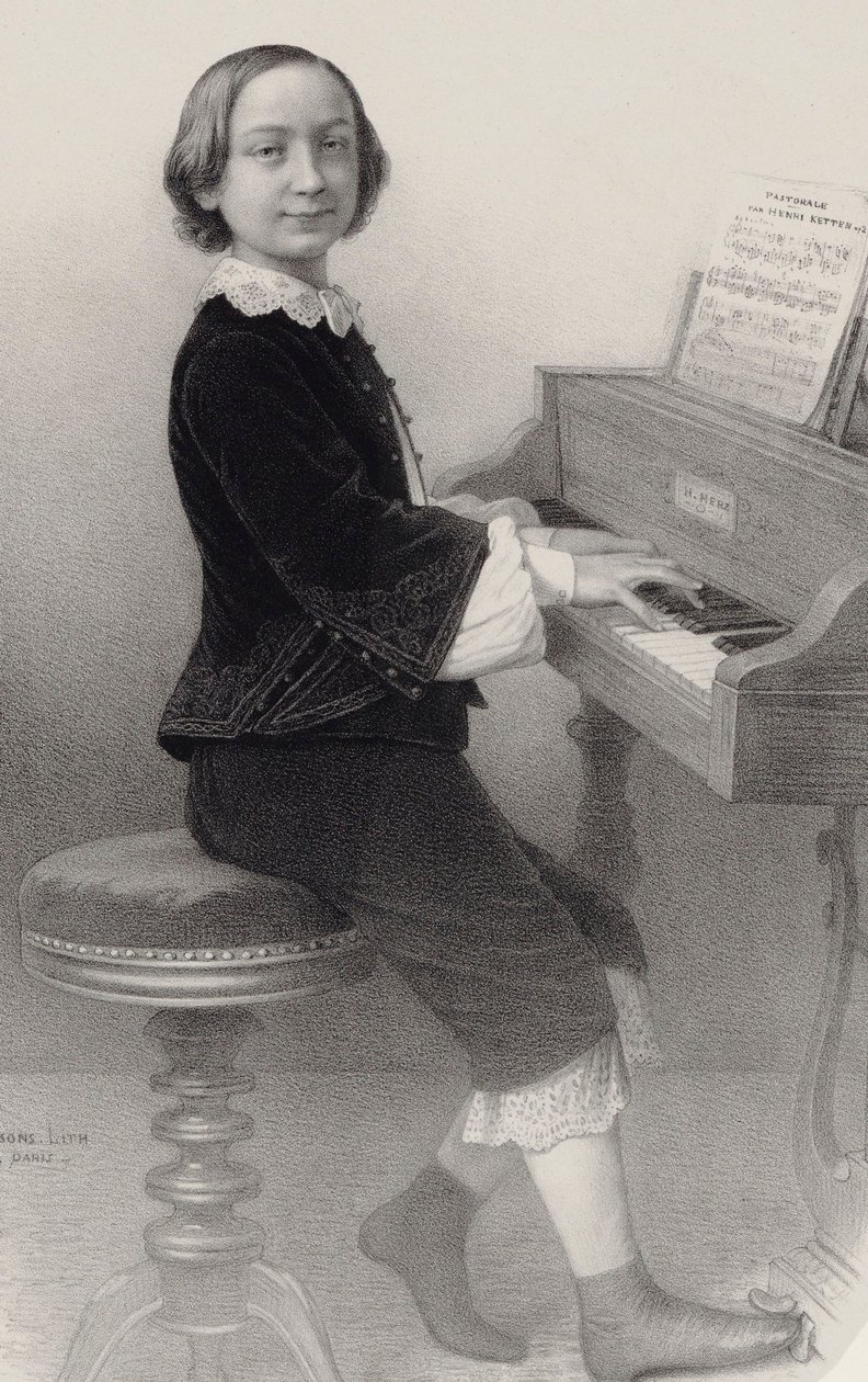 Portrait du violoniste et compositeur Henri Ketten 1848-1883 - Emile Desmaisons