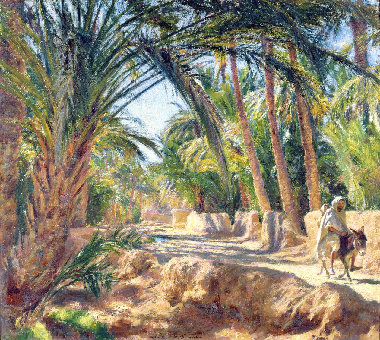 Sur la route de Biskra - Emile Friant
