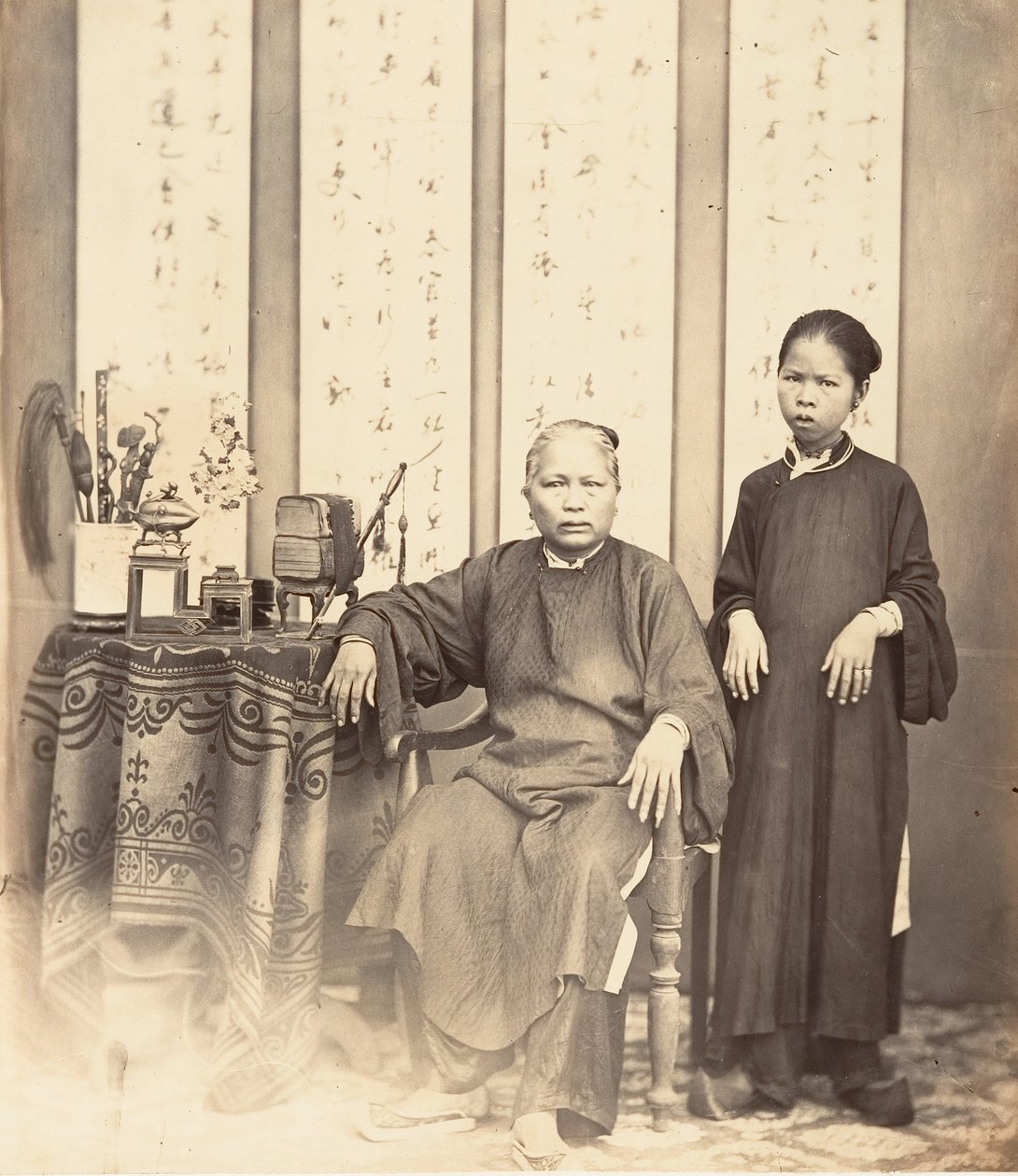 Femmes annamites, Cochinchine, 1866 - Emile Gsell