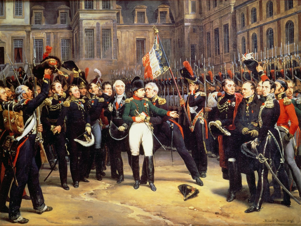 Les Adieux de Fontainebleau, 20 avril 1814 - Emile Jean Horace Vernet