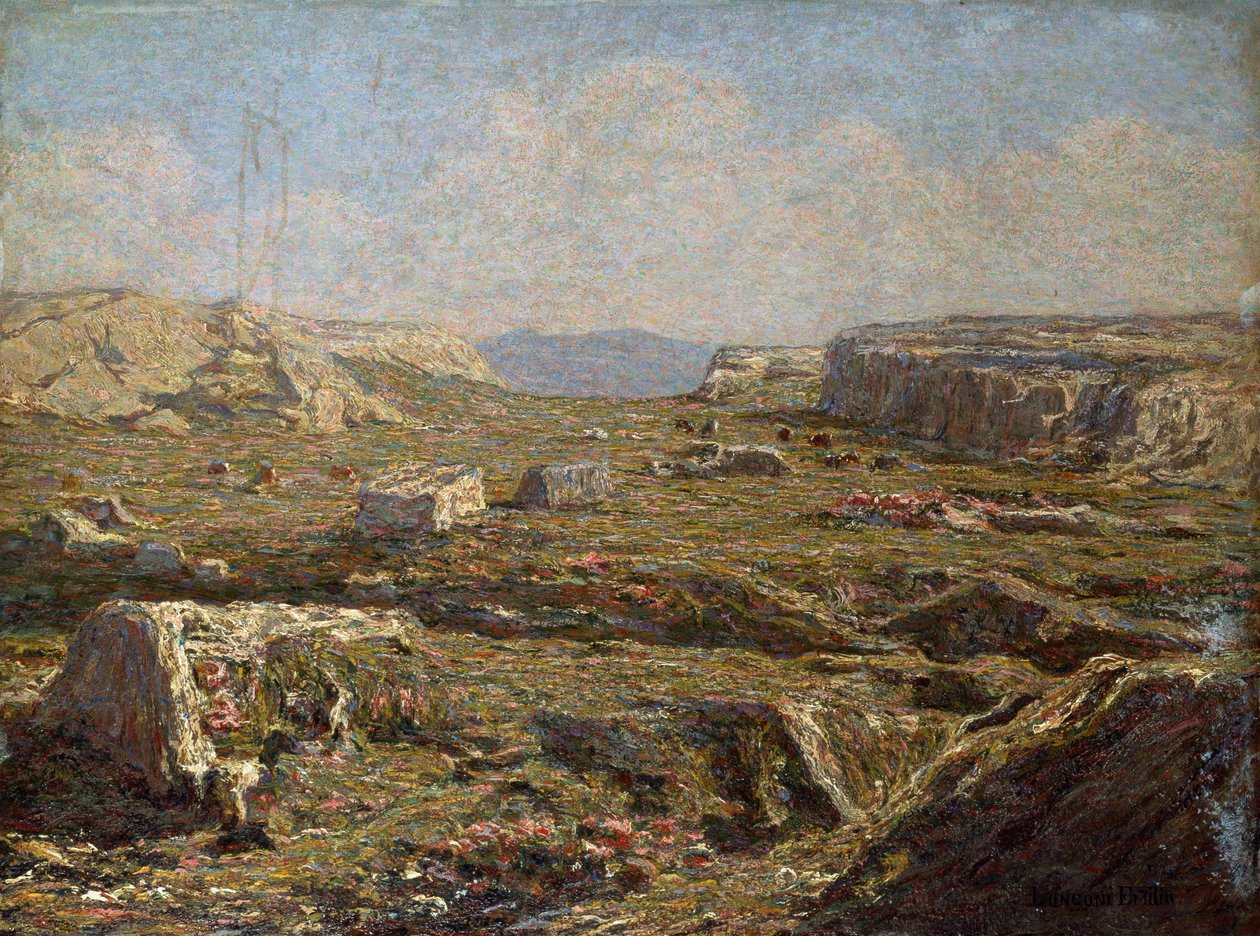 Paysage rocheux - Emilio Longoni
