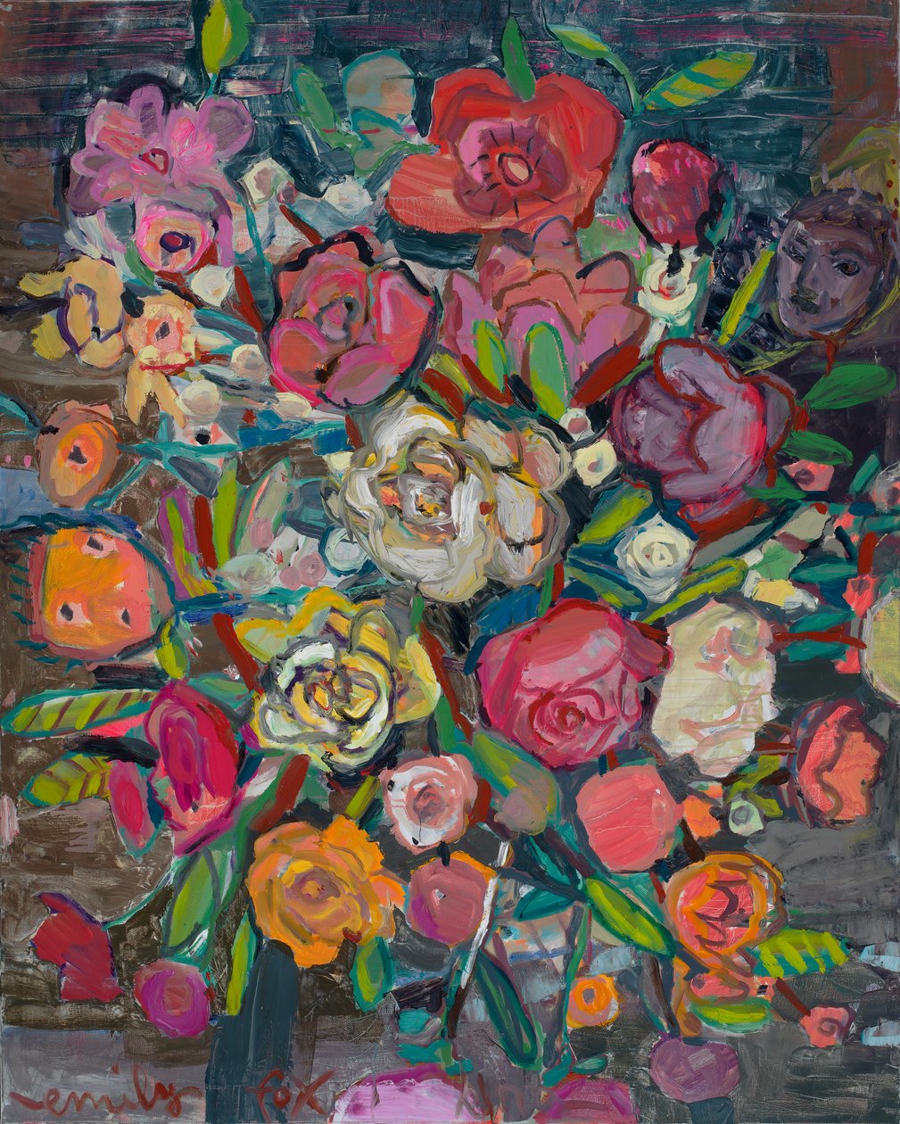 Abondance, 2021 (huile sur toile) - Emily Fox King