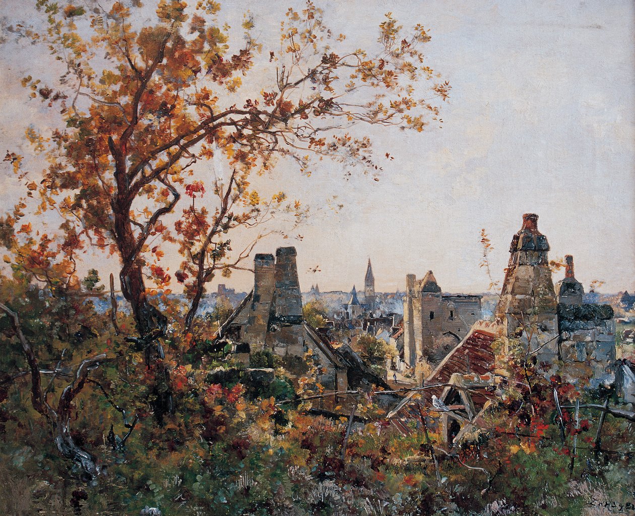 Beaulieu-lès-Loches, octobre 1886 - Emmanuel Lansyer