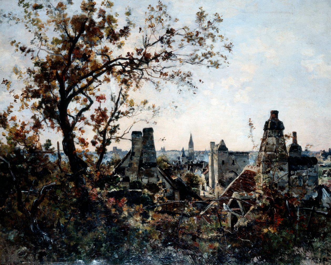 La Tour de Chevalot le soir, 1885 - Emmanuel Lansyer