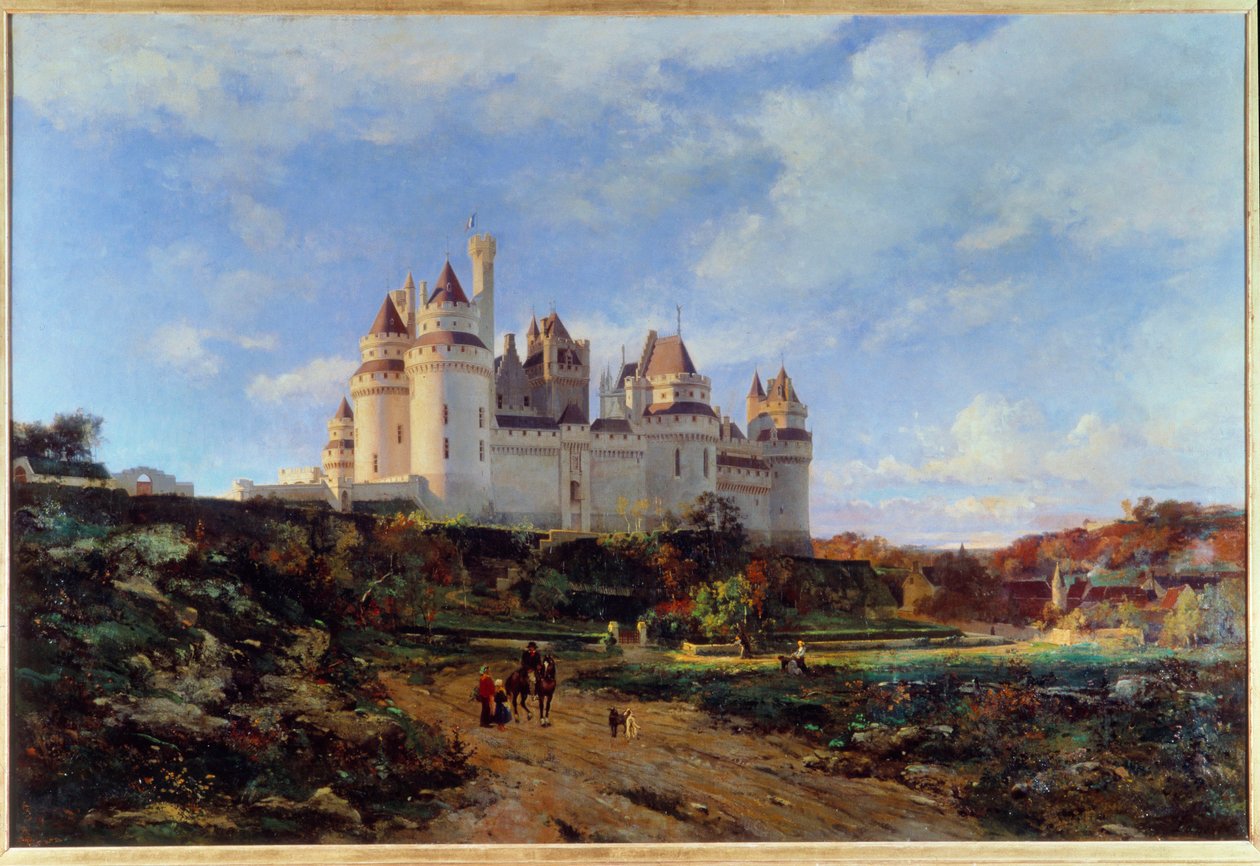 Vue du château de Pierrefonds dans l