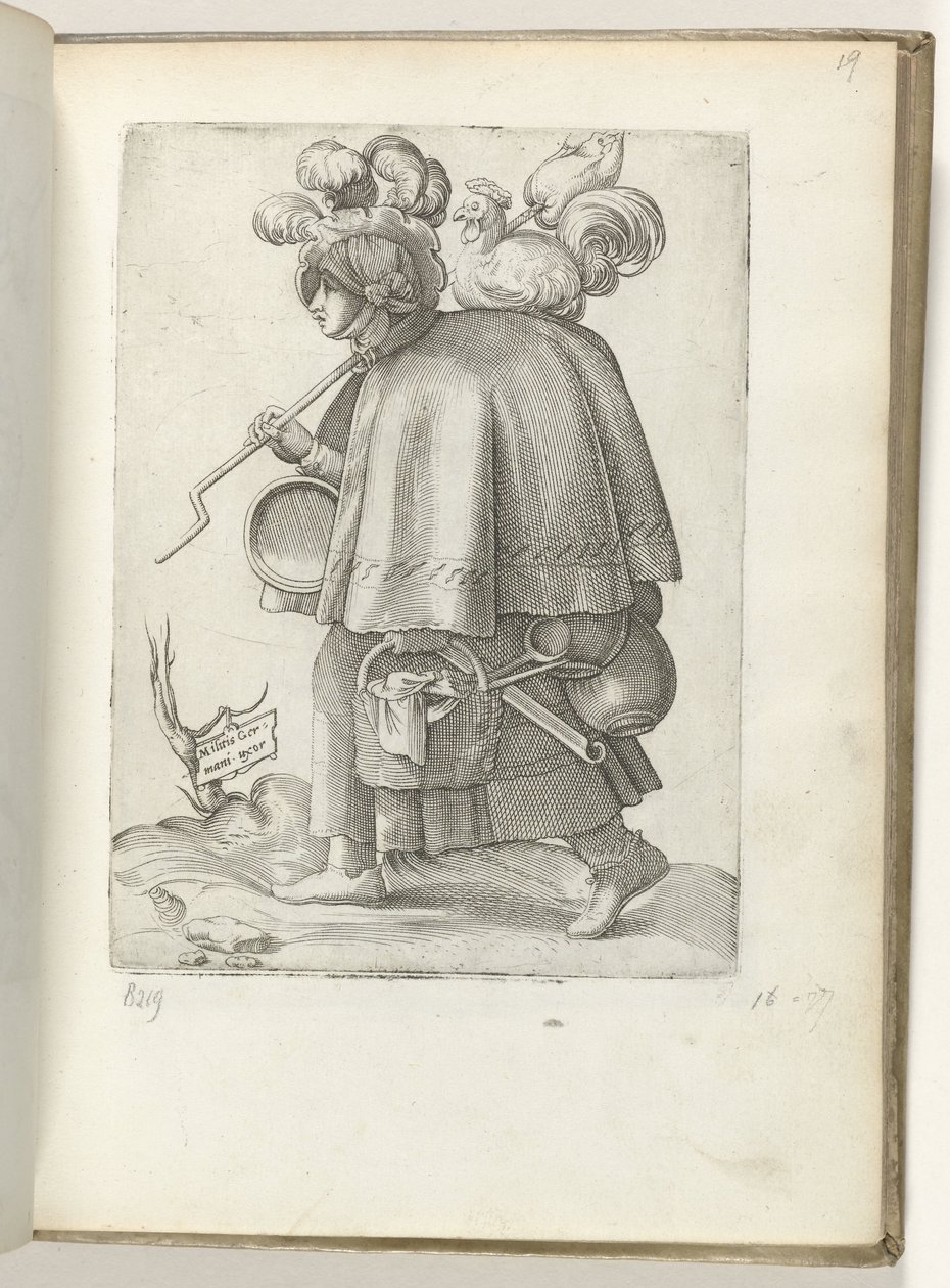 Femme de soldat allemand - Enea Vico