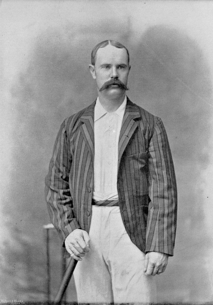 Alick Bannerman, de Famous Cricketers and Cricket Grounds, publié par Hudson and Kearns, 1895 - English Photographer