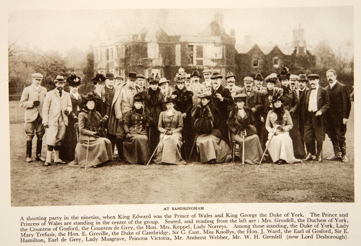 À Sandringham, du Times, années 1890 - English Photographer