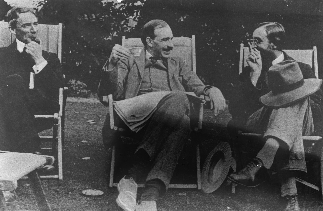 Bertrand Russell, J. M. Keynes et Lytton Strachey, c.1917 - English Photographer