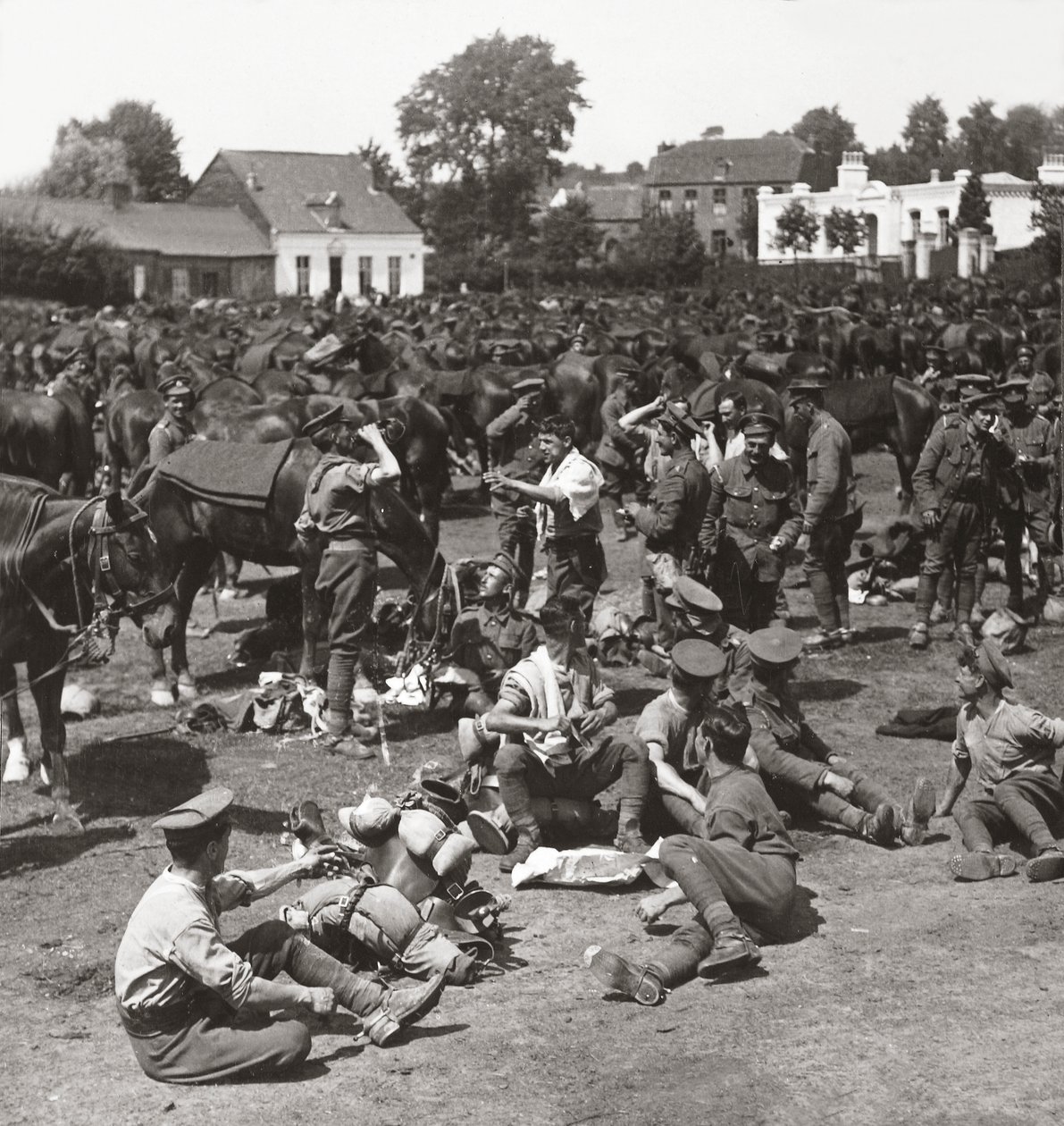 Cavalerie, toujours prête en anticipation d