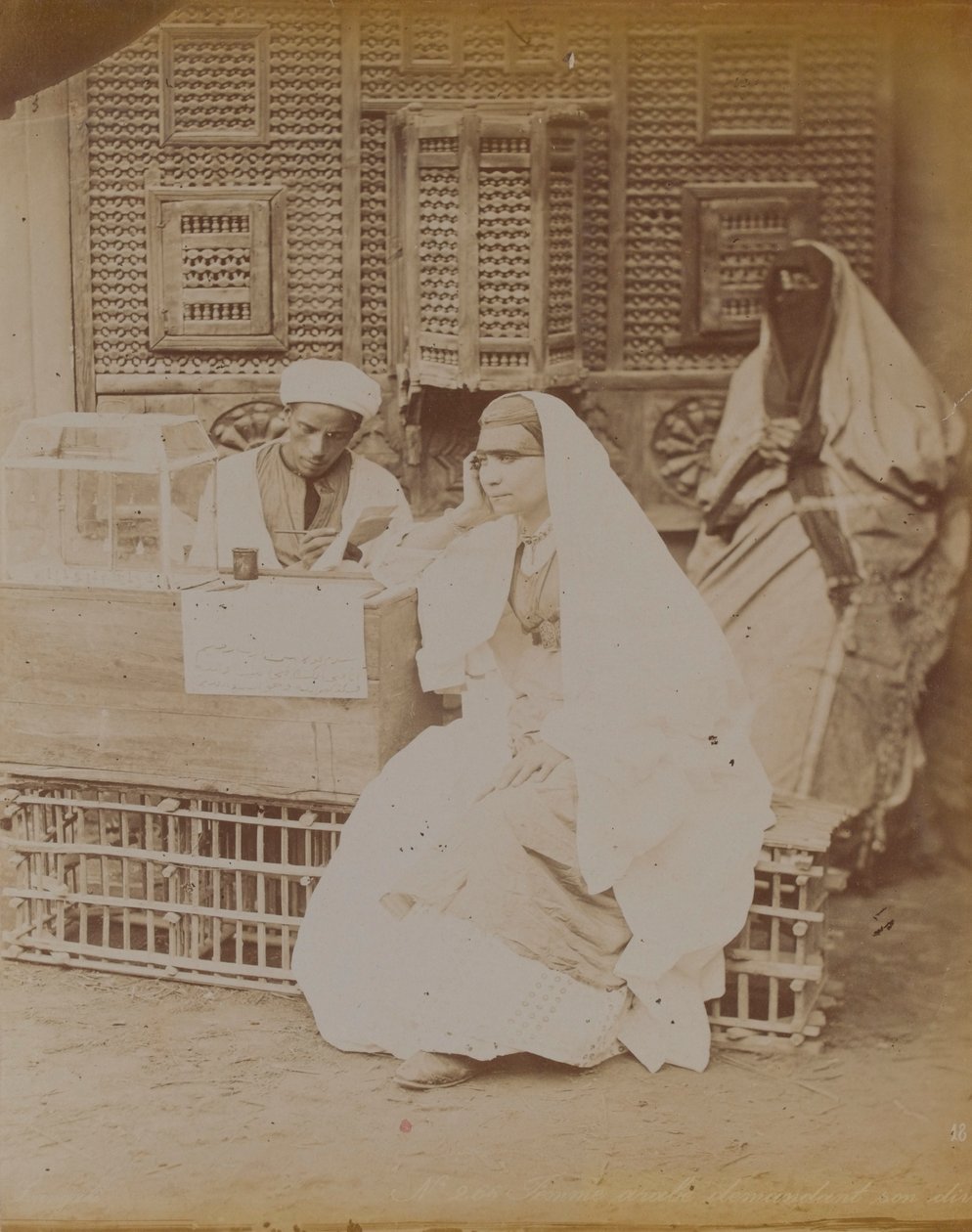Scène de rue égyptienne, 1893 - English Photographer