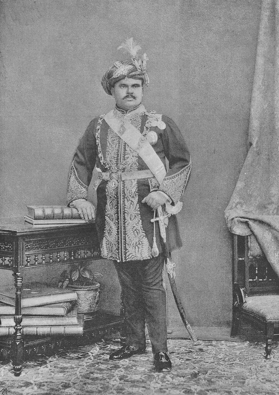 Maharaja Takhtsinhji de Bhavnagar - English Photographer