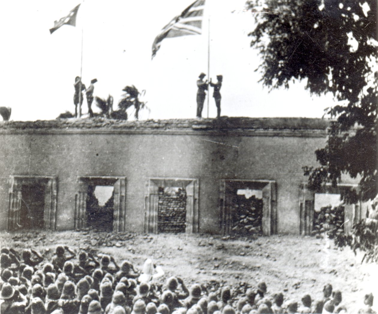 Service commémoratif pour le général Charles George Gordon, Khartoum, 4 septembre 1898 - English Photographer