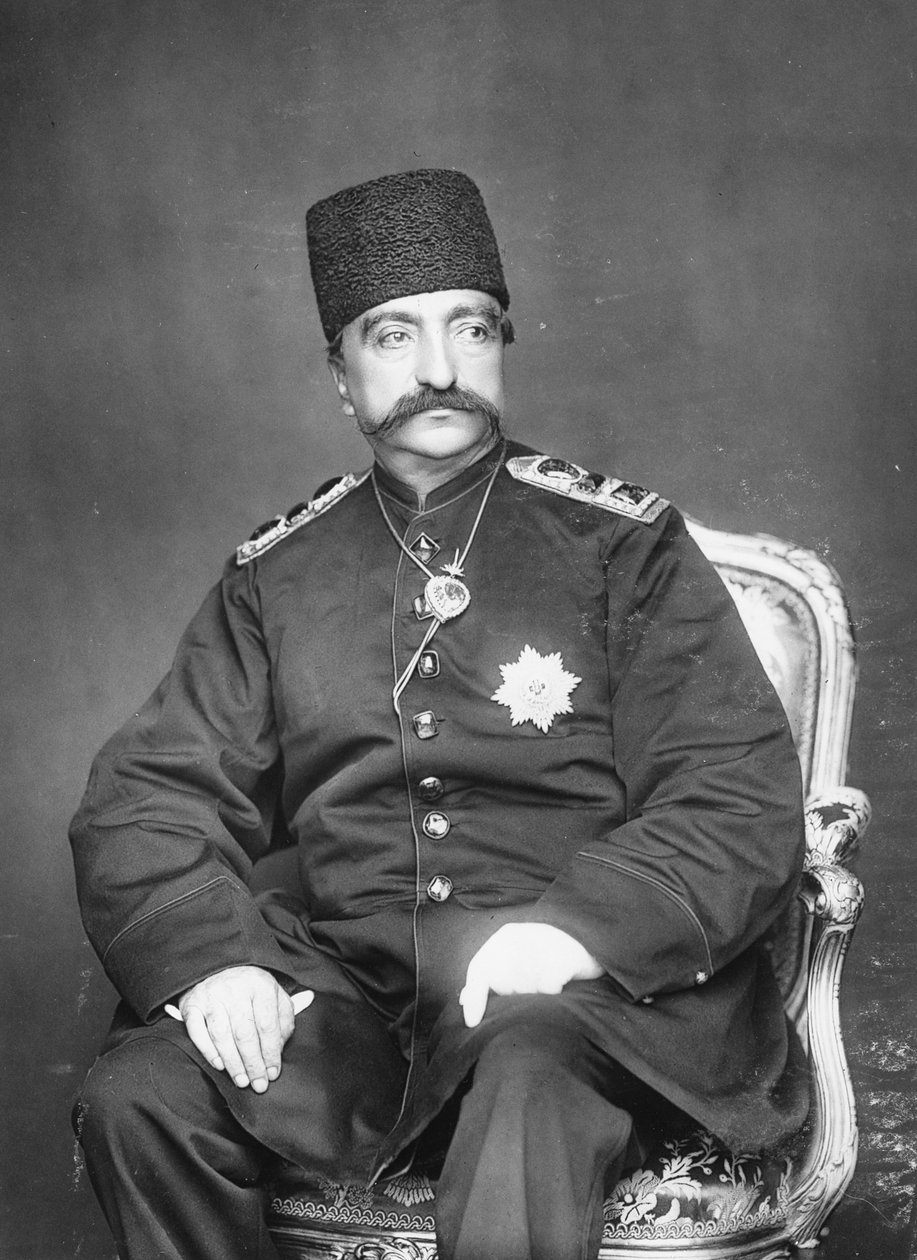 Naser al-Din Shah Qajar de Perse - English Photographer