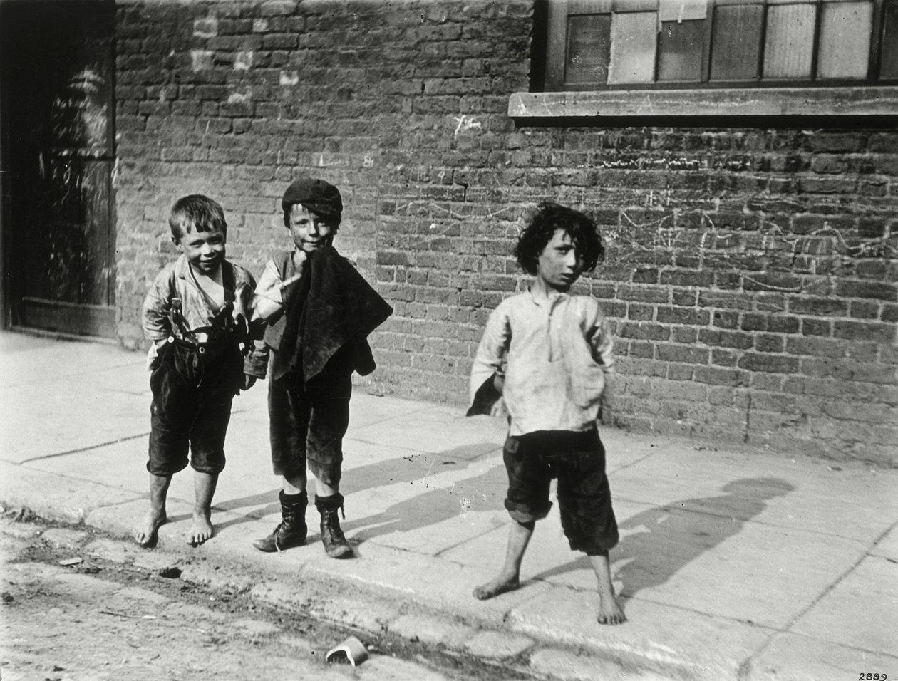 Gamins des rues à Lambeth - English Photographer