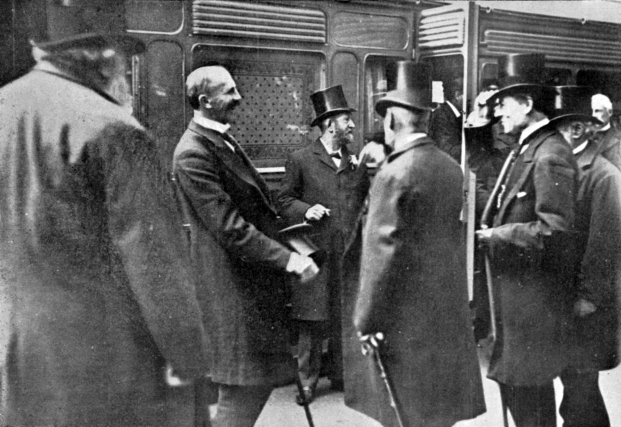 La réception de Lord Milner, illustration de The King, 1er juin 1901 - English Photographer