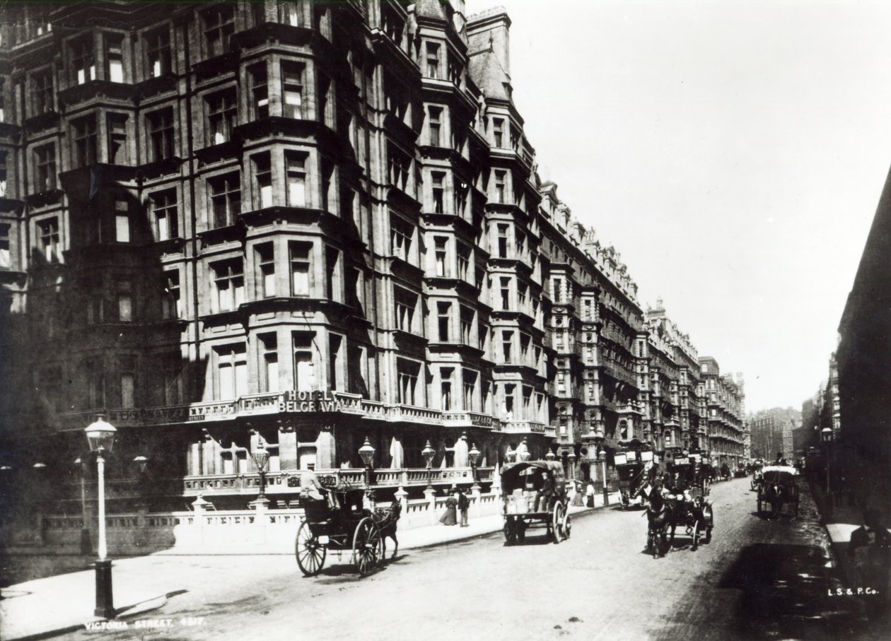 Rue Victoria, Londres c.1900 - English Photographer