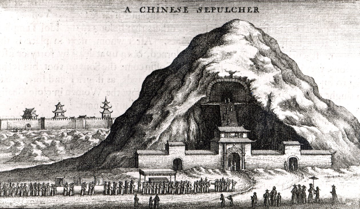Un sépulcre chinois, 1669 - English School