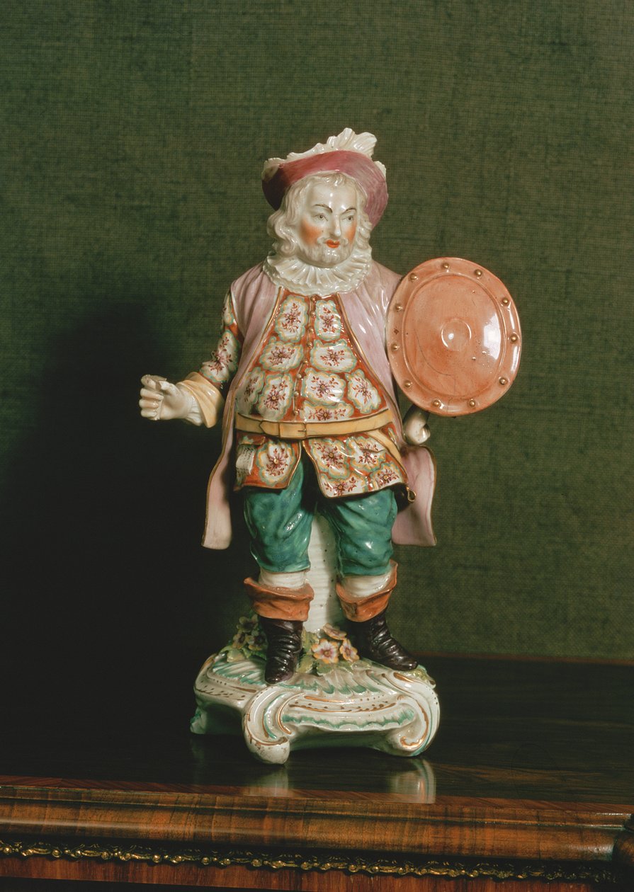Une figurine de Derby de Falstaff - English School