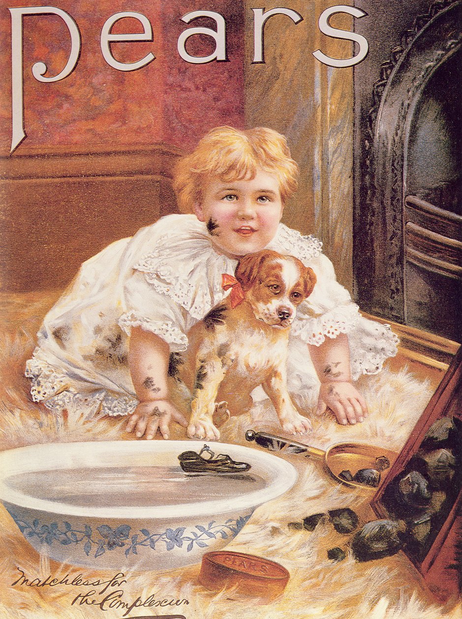 Un sourire coupable avant la fessée, du Pears Annual - English School